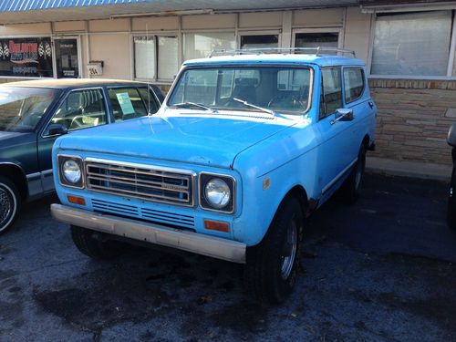 1979 international scout - v-8 engine - automatic - factory a/c -