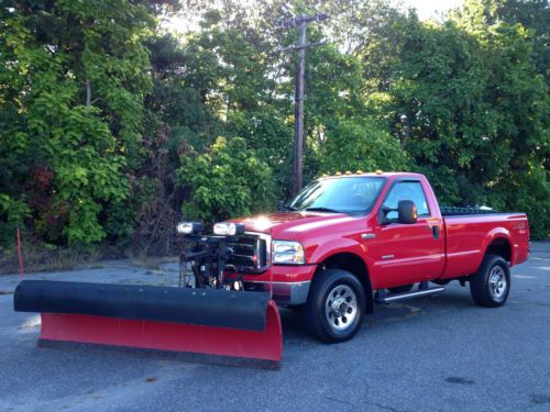 4x4 with 9&#034; snow plow 6.0l powerstroke turbo diesel clean truck no reserve