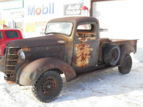 1938 chevy pickup truck project rat rod patina barn car