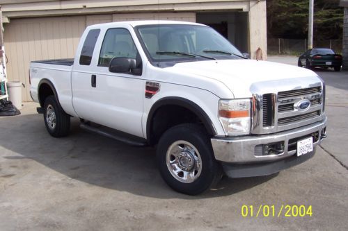 1-owner/clean carfax! 107k mi used 2008 ford f-250 4 door 4wd leather tow pack