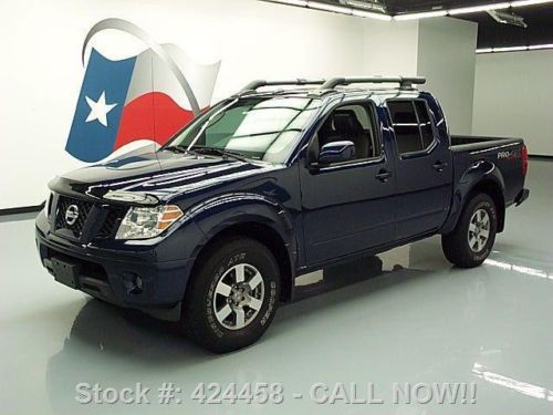 2011 nissan frontier pro-4x 4x4 sunroof htd leather 50k texas direct auto