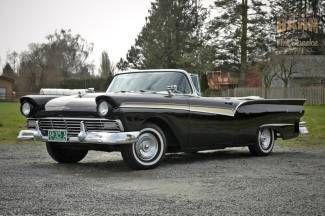 1957 ford fairlane 500 sunliner convertible 292/automatic total restoration!