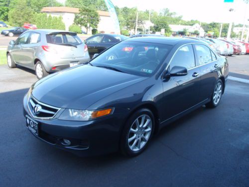 2006 acura tsx sedan automatic heated leather sunroof 4cyl auto one owner