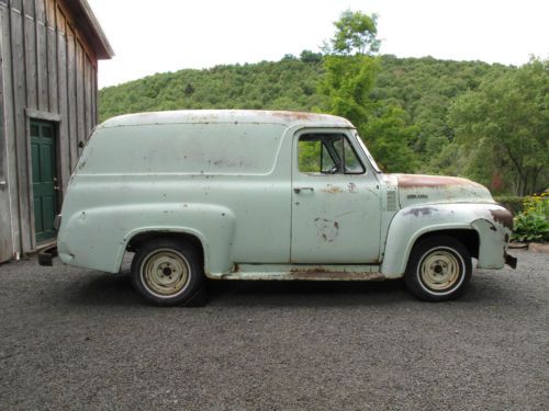 1953 ford f100 panel truck - rust free western vehicle - automatic transmission-