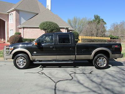 11 f-350 superduty king ranch 4x4 leather navigation heated/cooled seats sunroof