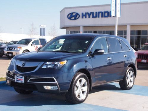 2010 acura mdx loaded 1-owner accident free leather roof alloys we finance tx