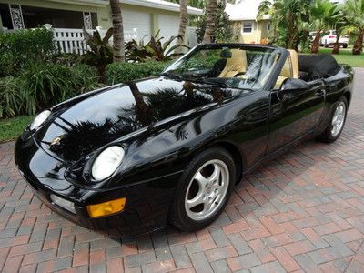 Florida 1992 porsche 968 cabriolet convertible 60,661 orig miles very rare lqqk