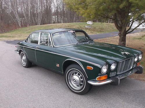 1973 jaguar classic xj-6 with complete chevy v8-auto+custom exhaust power!