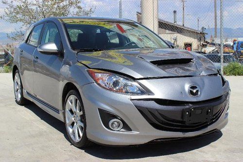 2012 mazda 3 s touring damaged clean title loaded low miles nice unit wont last!