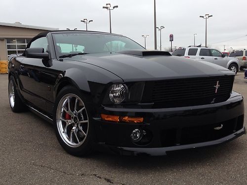 2008 ford mustand gt roush blackjack convertible rare 1 of 27 11,000 miles