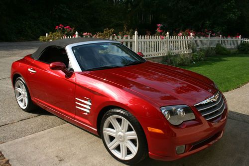 2005 chrysler crossfire limited convertible 2-door 3.2l all new tires! 24-27mpg