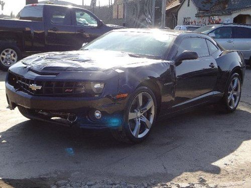 2012 chevrolet camaro ss coupe damaged salvage manual trans only 13k miles l@@k!