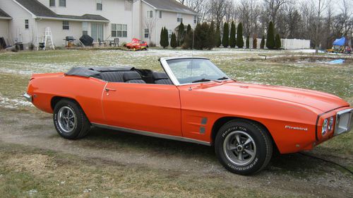 1969 pontiac firebird 350 ho 5.7l convertible