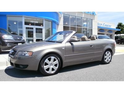 2006 audi a4 convertible top extra clean.. clean carfax!!!! low reserve must see
