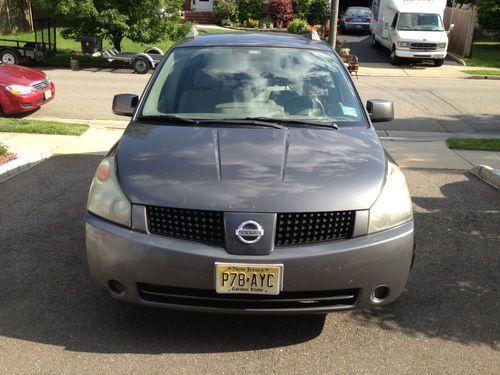 Nissan quest mini van dvd no reserve clean low miles power everything seats 8!!