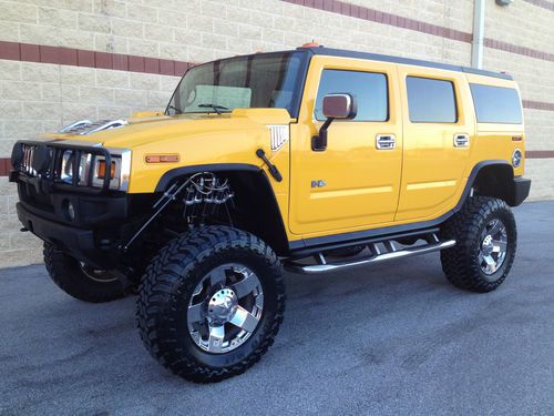 2003 hummer h2 loaded lifted 6inches with 38 inch tires no reserve