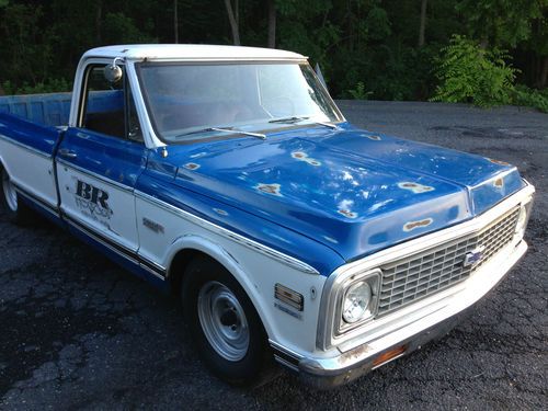 1972 chevrolet c-10 hotrod shop truck, lowered with patina