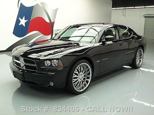 2007 dodge charger rt hemi auto leather 22's only 4k mi texas direct auto