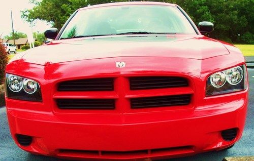 Awesome eye catching 2008 sporty red dodge charger with wing reduce to $14999
