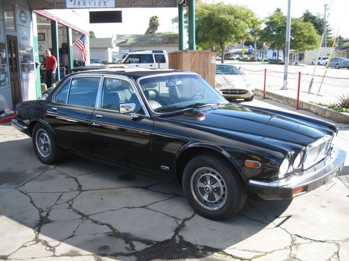 1982 jaguar xj6 sedan 4.2l black