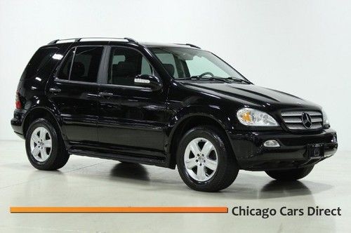 05 ml350 4matic special edition 4wd sunroof heated leather blk-blk 87k miles