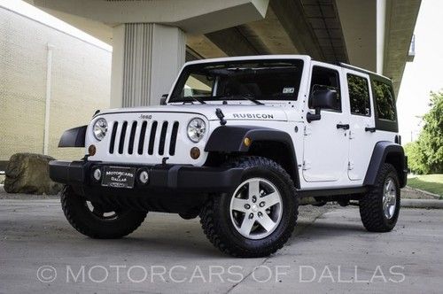 2012 jeep wrangler unlimited rubicon 4x4 sat. radio tow package aux jack