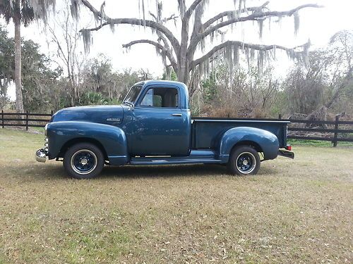 1951 chevy 1/2 ton 6cyl. 3100 pickup truck.  ready to roll!!!!
