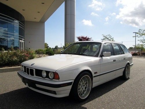1995 bmw 525it wagon white very rare find extremely clean