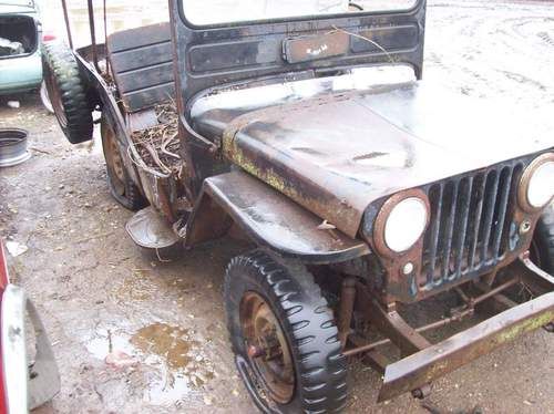 Willys jeep cj-3a for parts