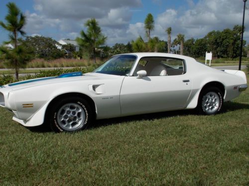 1972 trans am 455 ho matching#&#039;s very rare ivory deluxe int 90k orig miles