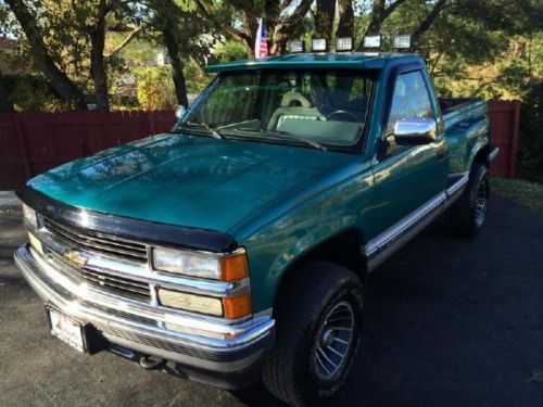 1994 chevy silverado 1500 z71-gmt-400 -teal/ -roof lights-5.7l v8-great tires