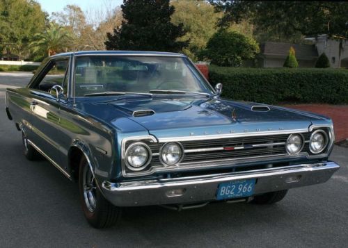 Govier documented restored - 1967 plymouth gtx 440 coupe - 949 miles