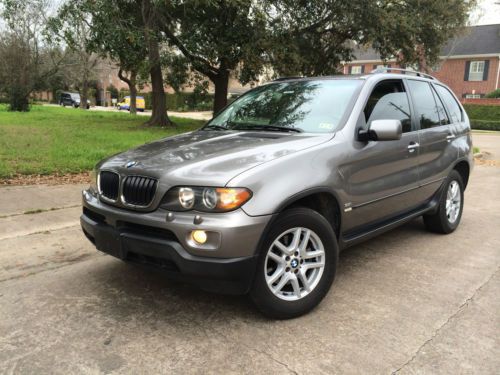Bmw x5 3.0 si 2005 gray+clean carfax+no accident+nice color