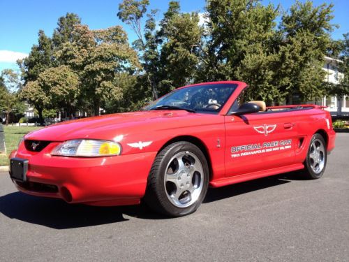 1994 mustang svt cobra indianapolis 500 pace car package  #411/1000