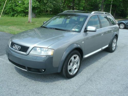 2002 audi allroad 6 speed manual 2.7t v6 clean carfax bose xenons like new cond.