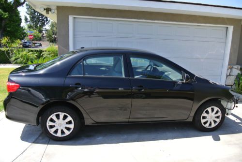 2010 toyota corolla le salvage light damage! runs &amp; drives! all airbags good!