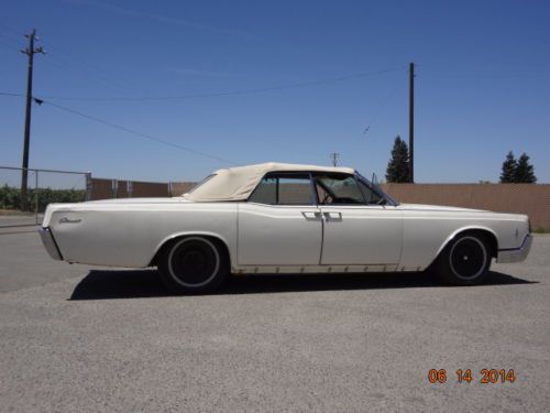 1966 lincoln continental suicide door convertible ca car complete running