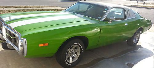 1973 green dodge charger special edition brougham