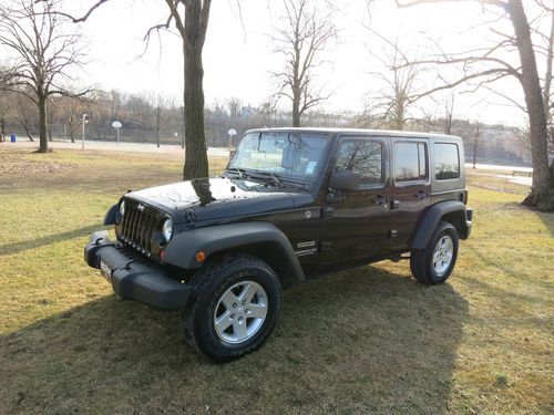 2010 jeep wrangler unlimited  sport in great condition hard top low reserve