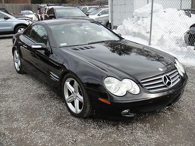 2005 mercedes sl500 roadster convertible - salvage title  **no reserve**