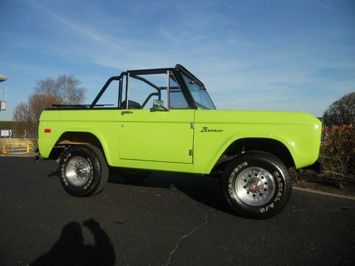 1973 ford bronco convertible fuel injected power steering &amp; brakes 100%restored