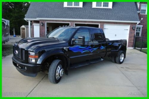 2009 ford f450 harley davidson edition-4x4-low 55k miles-full factory warranty!!
