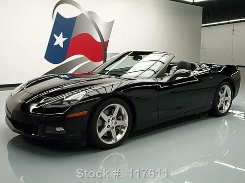 2006 chevy corvette convertible z51 6-spd hud only 43k! texas direct auto