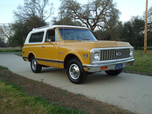 1972 factory 2 wheel drive california native chevy cst blazer