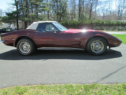 1973 chevrolet corvette convertible matching numbers
