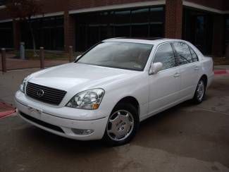 2002 lexus ls430 ultra luxury,white,nav,heated/cooled seats,perfect condition