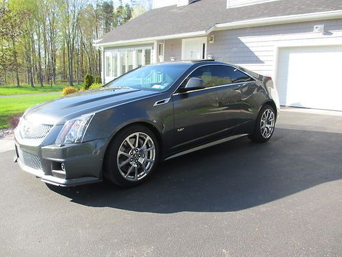 2011 cadillac cts v coupe 2-door 6.2l with corsa exhaust 6000 miles!