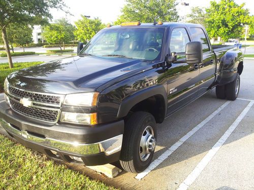 Chevy silverado 3500 1st owner low miles dully turbo diesel, leather,alisson 4x4