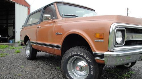 1970 chevrolet blazer 4x4 runs great rust free original one owner