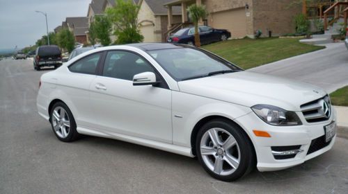 2012 c250 coupe, certified, mint cond., loaded, adult driven/non-smoker/garaged